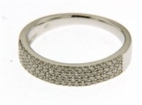 Anello Crivelli Donna in Oro bianco Diamante 0.38 Ct 40824235 - 40824235